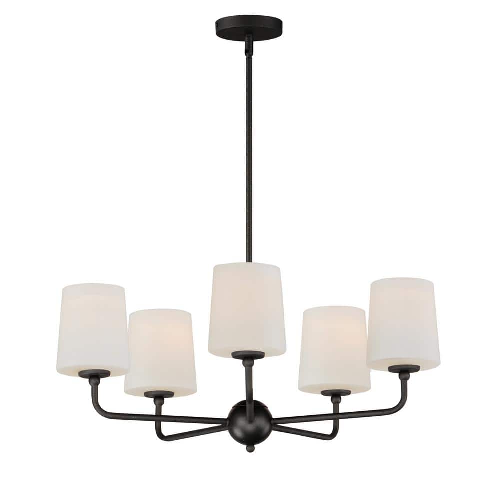 Bristol 5-Light Black Chandelier price history on PriceWatchPro
