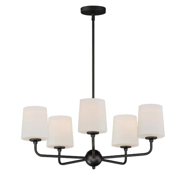Maxim Lighting Bristol 5-Light Black Chandelier