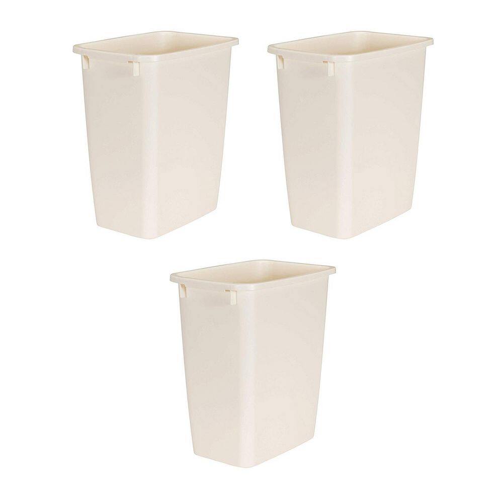 Rubbermaid 6 Quart Bedroom, Bathroom, and Office Wastebasket Trash Can,  White, 1 Piece - Fry's Food Stores