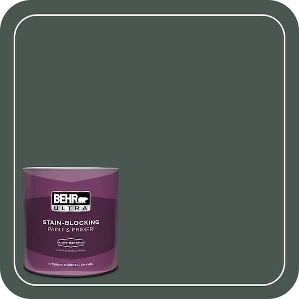 BEHR ULTRA 1 qt. #ECC-45-3 Conifer Extra Durable Eggshell Enamel Interior Paint & Primer