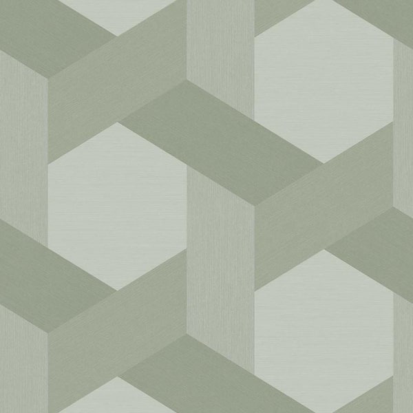 Graham & Brown Fractal Sage Wallpaper