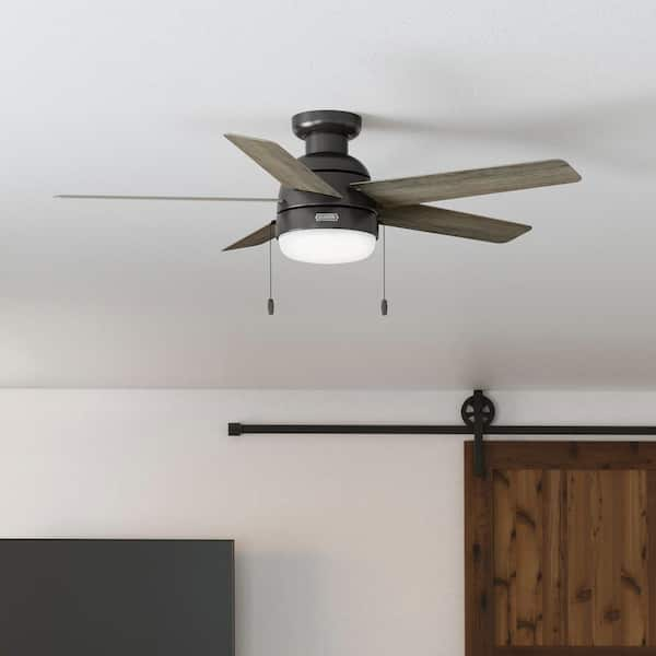 Avenue 52 in. Indoor Noble Bronze Ceiling Fan With Light Kit