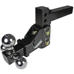 Tri-Ball Adjustable Trailer Hitch Fits 1-7/8 in., 2 in. and 2-5/16 in. Balls
