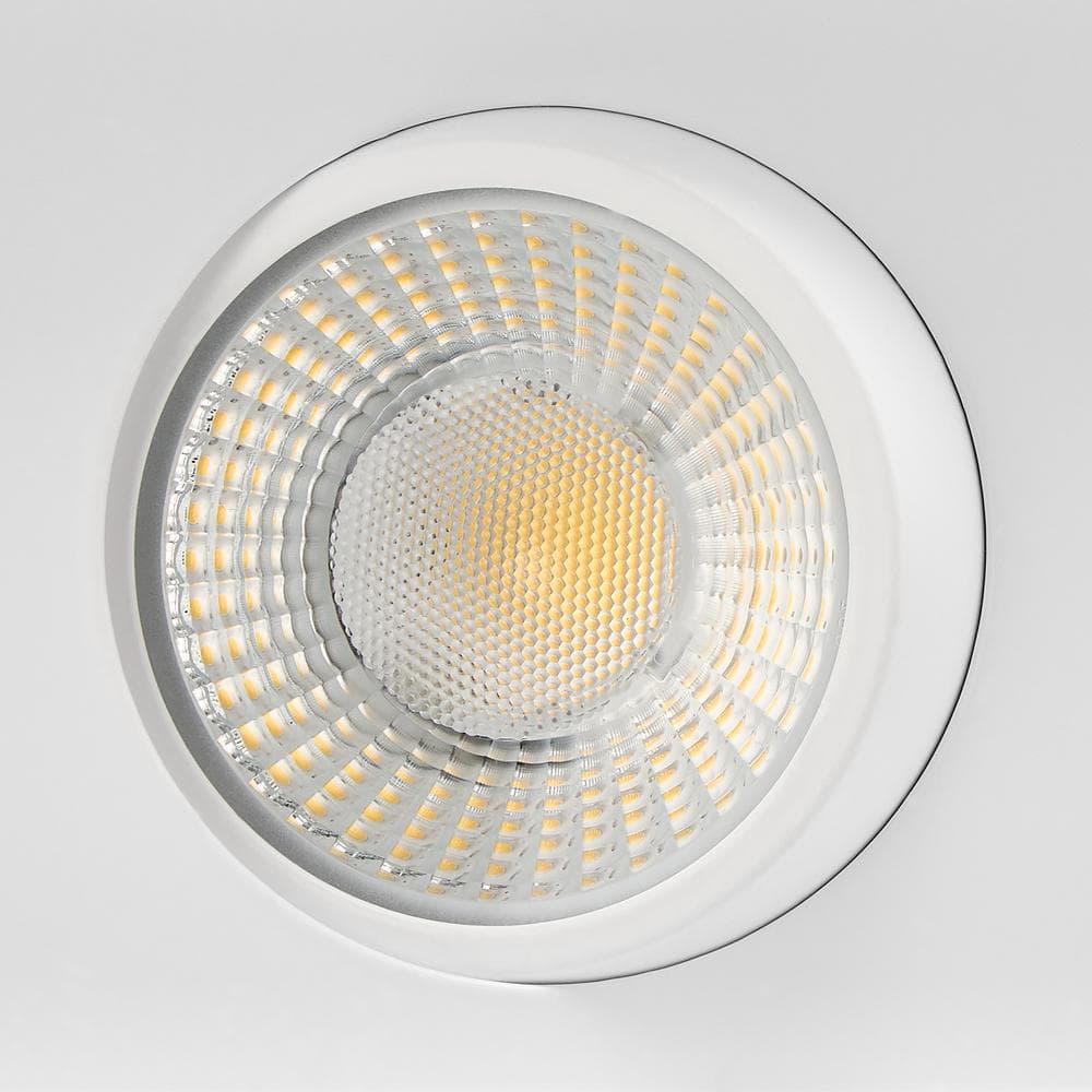 White Aluminum Square Recessed LED Downlight with Adjustable Heads