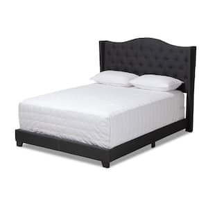 Alesha Charcoal Gray Full Bed