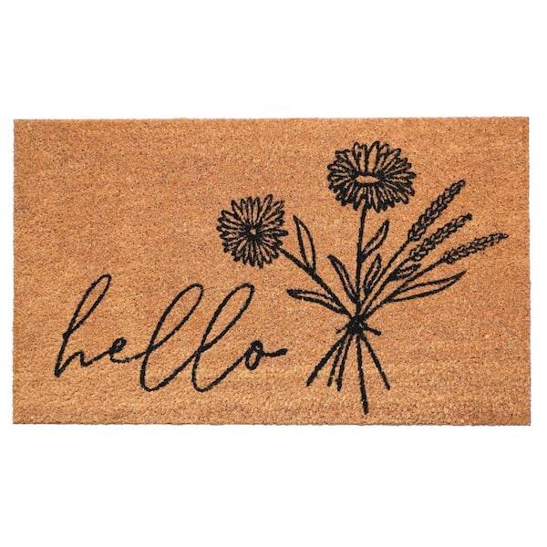 Calloway Mills WildFlower Bouquet Doormat, 30" x 48"
