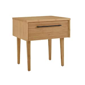 Tristan Natural 1-Drawer Nightstand