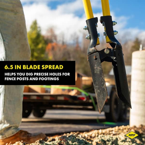 Nupla 48 in. Classic Fiberglass Post Hole Digger with Heavy-Duty