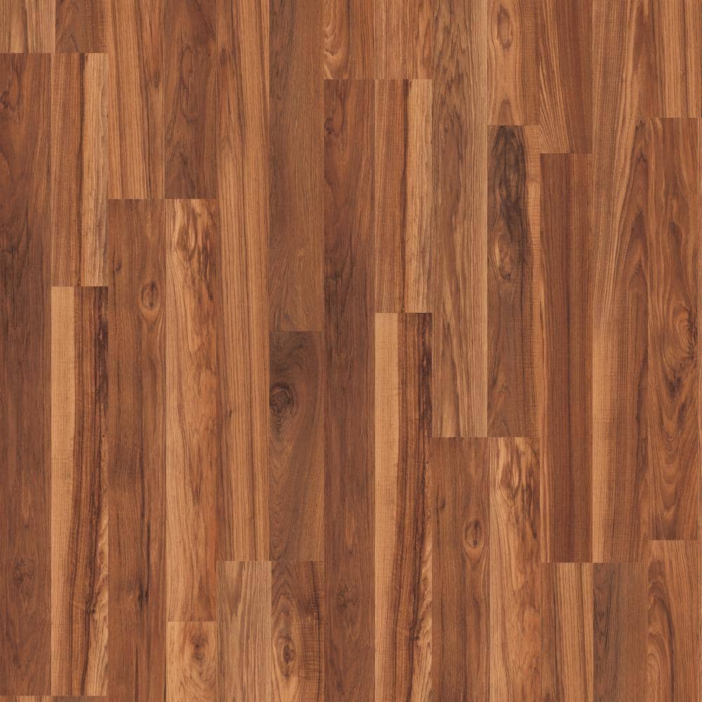 TrafficMaster Brunswick Oak 7 mm T x 8 in. W Laminate Wood Flooring (23.9 sqft/case), Medium -  360731-25673