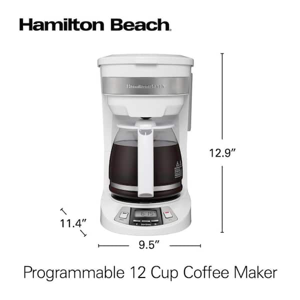 Hamilton Beach 12 Cup Programmable Coffee Maker - Black - 46290