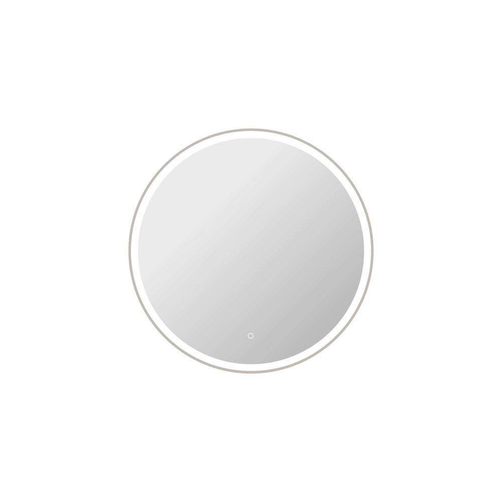 36 in. W x 36 in. H Round Framed LED Wall Mirror in Silver price history on PriceWatchPro