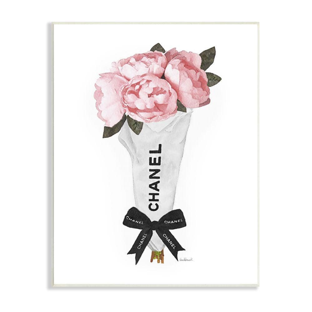 Chanel Pearl Red Rose Round Bouquet