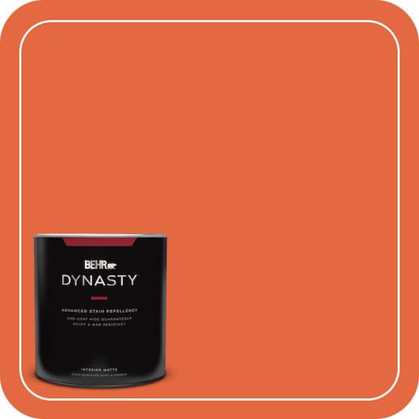 BEHR DYNASTY 1 qt. #P190-6 Emergency Zone Matte Interior Stain-Blocking Paint and Primer