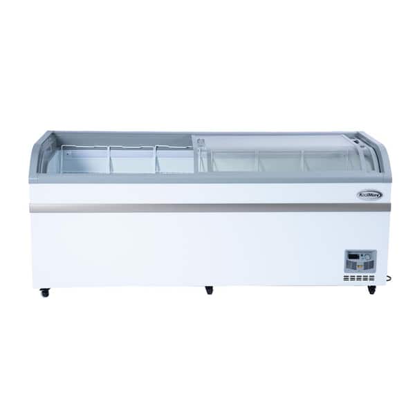 Koolmore 79 in. with 19 cu. ft. Capacity Manual Defrost Island Chest Freezer in White