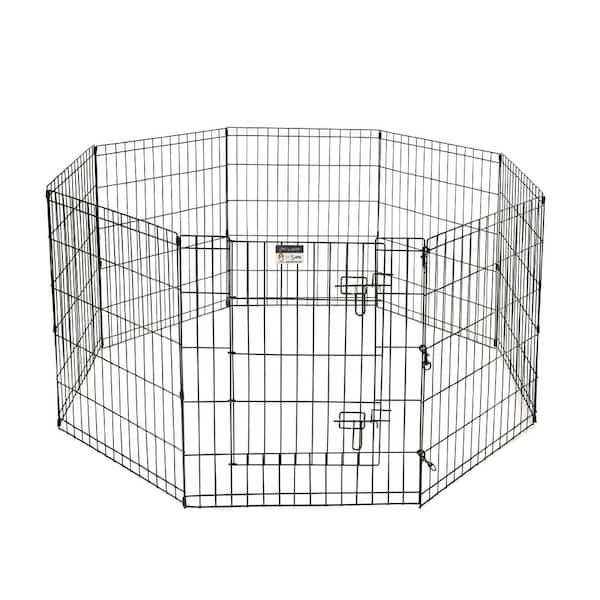 Pet Trex High 8-Panel Heavy Gauge Wire Convertible Indoor/Outdoor Pet Playpen