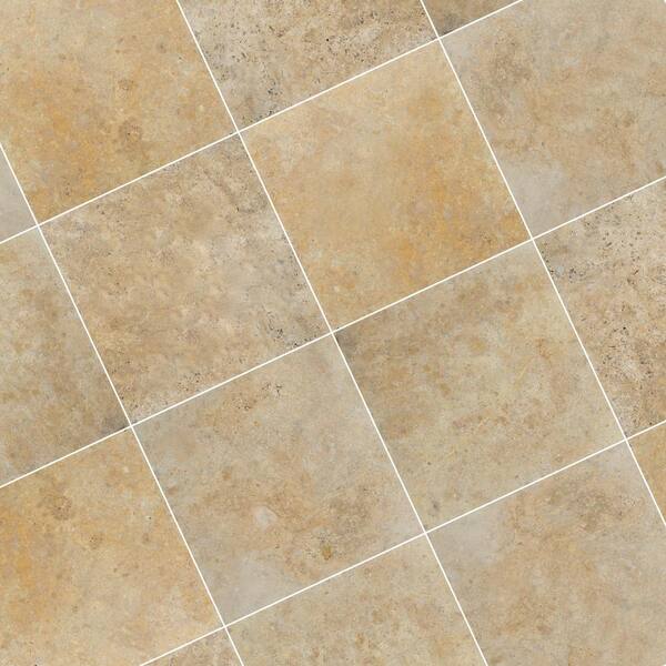 MSI Riviera 2 cm. x 16 in. x 16 in. Tumbled Travertine Paver Tile (1.78 sq. ft.)
