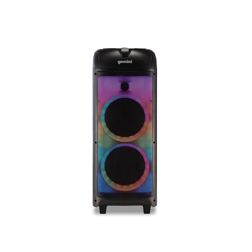 Party Light Tower Bluetooth Speaker with Dual 8 in. Woofer Home Audio