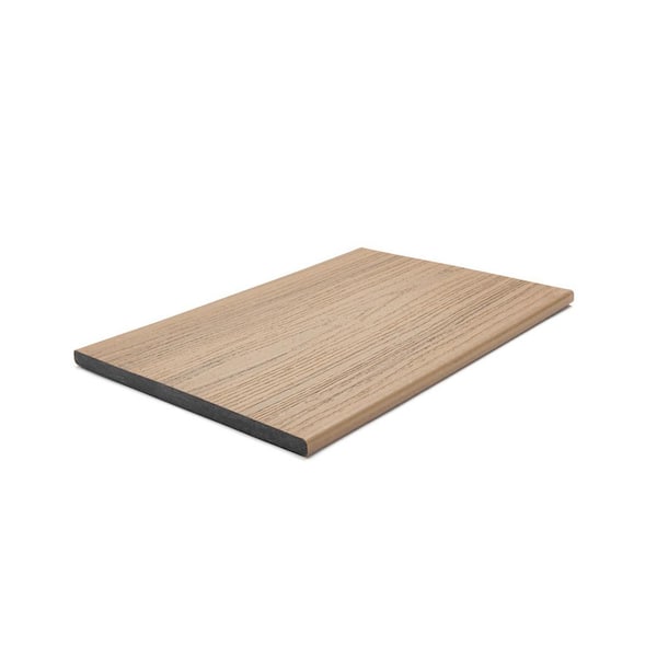 Trex Transcend Lineage 1 in. x 12 in. x 12 ft. Carmel Composite Deck Fascia Board