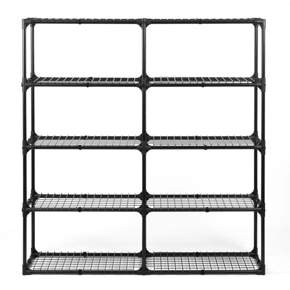 Siavonce 5-Shelf Wire Rack Steel Pantry Organizer (2 Pack) XMJ-P166903 ...