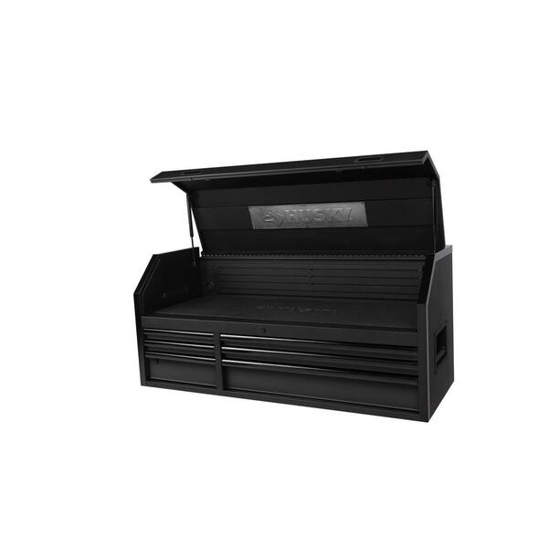 Husky 52 in. 6-Drawer Top Chest in Textured Black