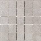 Ritsos Dark Gray 11.81 in. x 11.81 in. Matte Porcelain Floor and Wall Mosaic Tile (0.97 Sq. Ft. /Each)