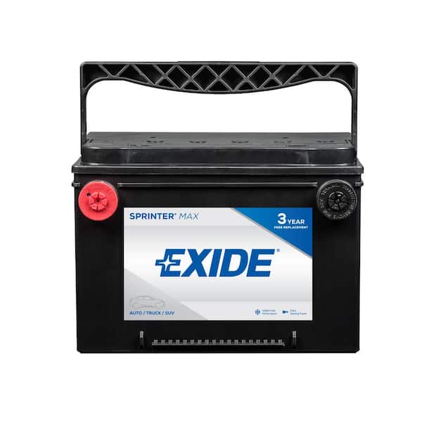 Exide SPRINTER MAX 12 volts Lead Acid 6-Cell 78 Group Size 800 Cold Cranking Amps (BCI) Auto Battery