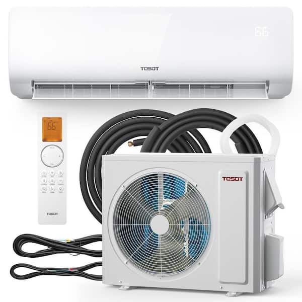 18K BTU 20 SEER2 Ductless Inverter Mini-Split Air Conditioner and Heating System, Wi-Fi, 16ft Copper Line Set, 208-230V