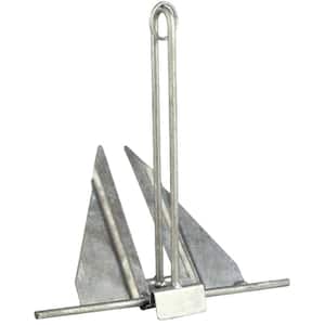 Hot Dipped Galvanized Utility Anchor for Boat Size: 15 ft. to 19 ft.