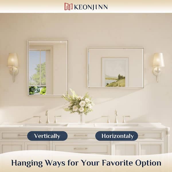 Have a question about KeonJinn 24 in. W x 36 in. H Framed Brushed