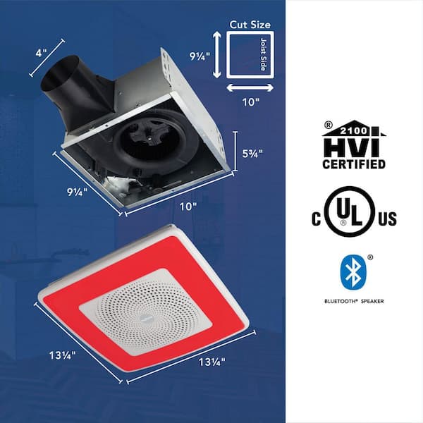 Broan-NuTone Sensonic Series 110 CFM Ceiling Bathroom Exhaust Fan