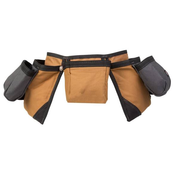 Dickies 11-Pocket Construction Tool Belt Pouch Apron, Tan