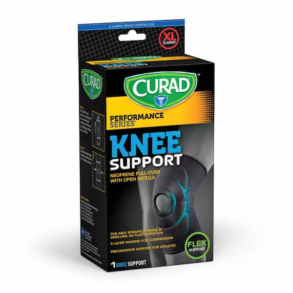 Curad Extra-Large Open-Patella Knee Support