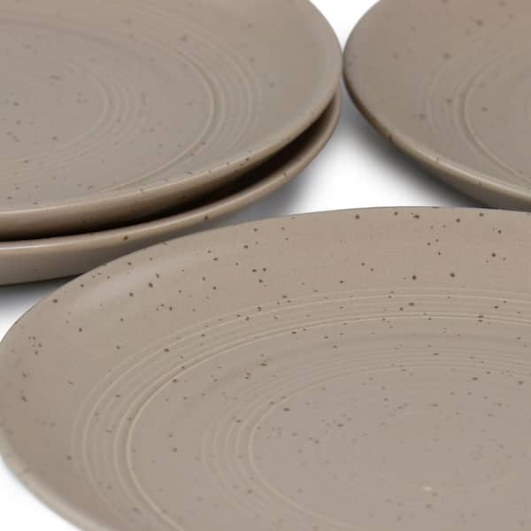 BEE & WILLOW Millbrook 24 fl. oz. 8.8 in. Mocha Brown Round Stoneware  Dinner Bowl (Set of 6) 985119857M - The Home Depot