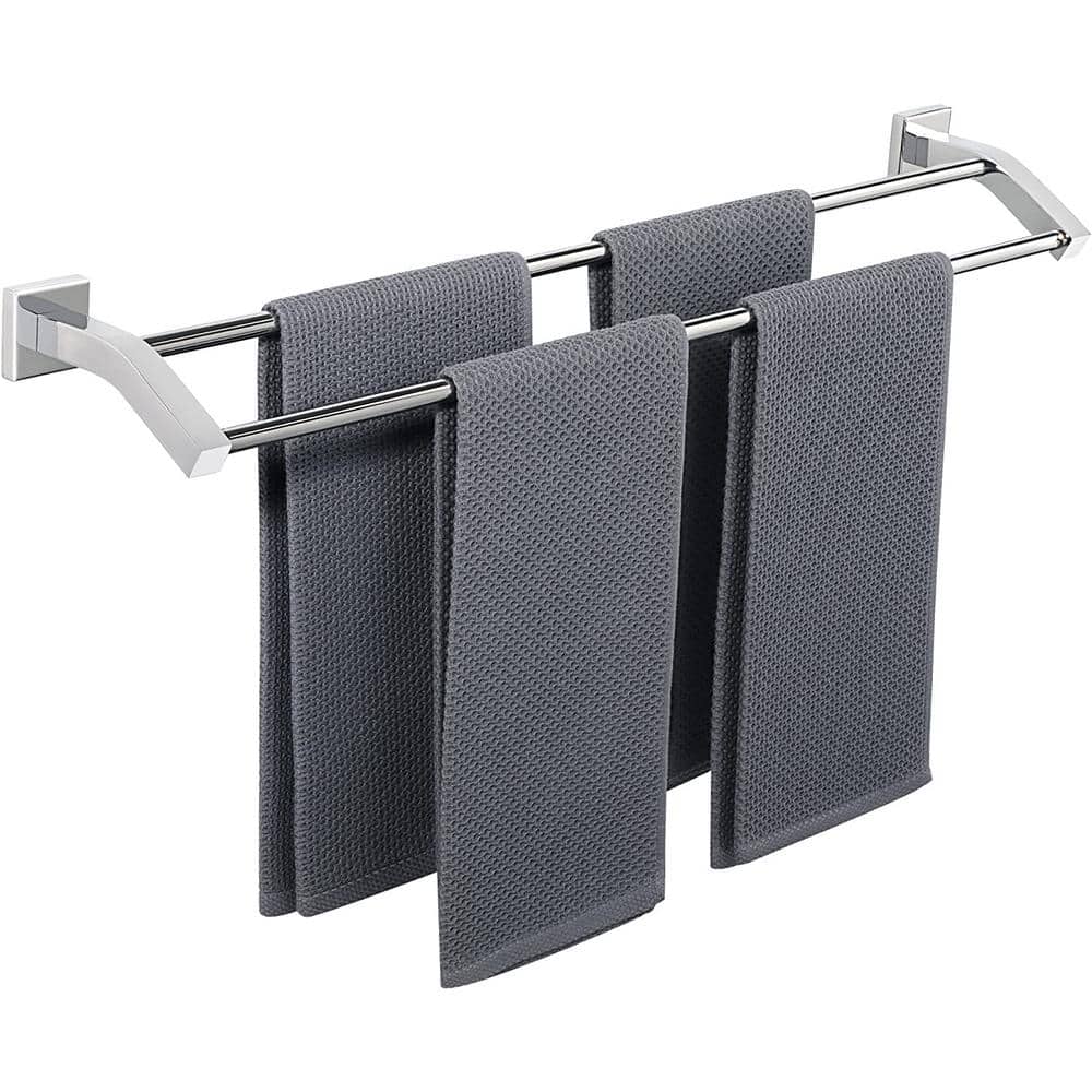 JQK Double Towel Bar, 12 Inch 304 Stainless Steel Thicken 0.8mm