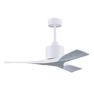 Nan 42 in. Indoor Matte White Ceiling Fan with Remote Included
