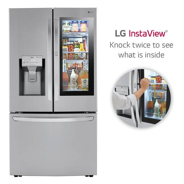 lg instaview refrigerator 23.5