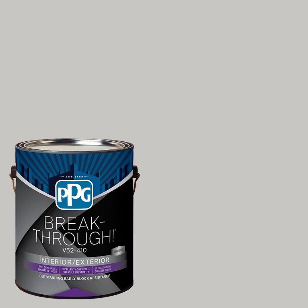 Break-Through! 1 gal. PPG0995-3 Silver Band Satin Door, Trim & Cabinet ...