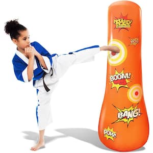 4.5 ft. Tall Kid's Inflatable Punching Bag - Free Standing Buddy