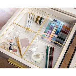 Crystal Storage Box Makeup Organizer Nail Brush Holder - SILVER -  Aesthetics of Beauty