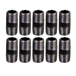 Black Steel Pipe, 3/4 in. x 3 in. Nipple Fitting (Pack of 10)