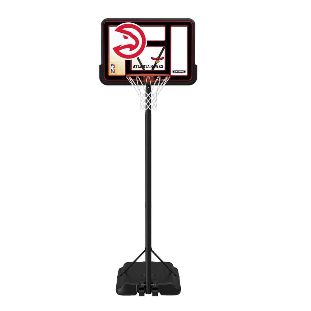 "NBA Atlanta Hawks 44"" Portable Basketball Hoop with Wheels-7.5 to 10 Ft Adjustable Height" price history on PriceWatchPro