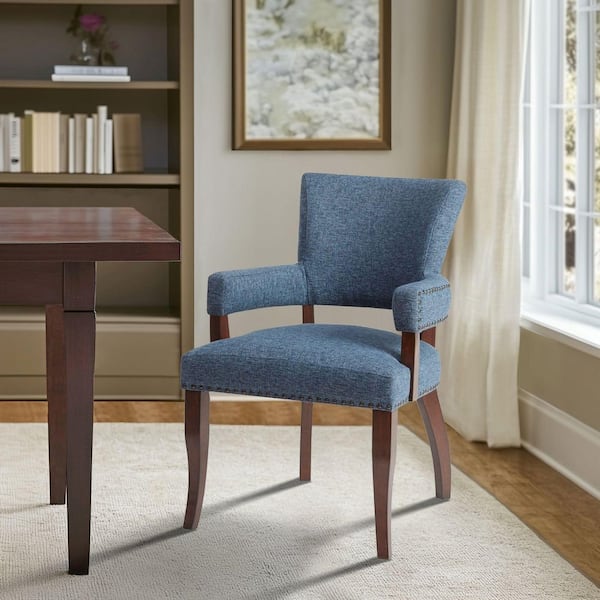 Parler Blue Arm Dining Chair