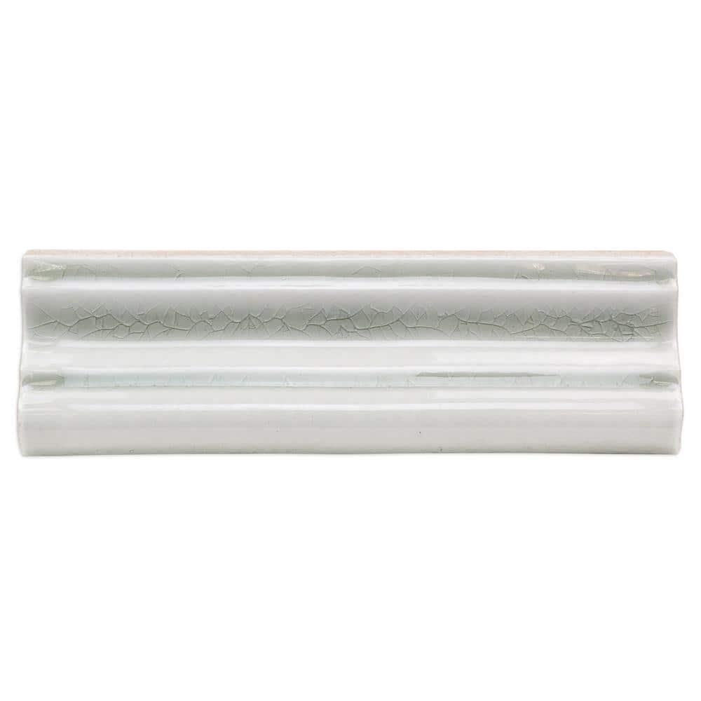 Delphi Tundra 2 in. x 6 in. Polished Ceramic Chair Rail Tile Liner price history on PriceWatchPro