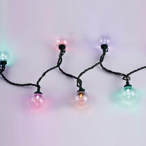 60-Count LED Bulb Outdoor Multi-Colored Christmas String Light with Wheel