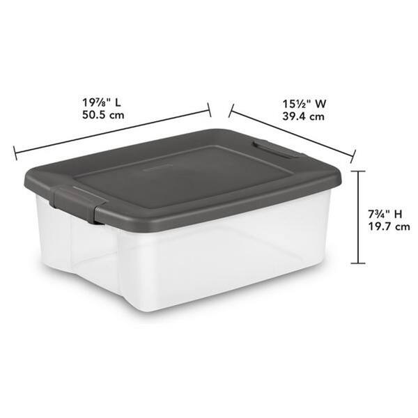 25 gallon plastic storage tote. 3a - Lil Dusty Online Auctions - All Estate  Services, LLC