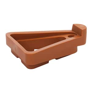 2-1/4 in. W x 2-3/4 in. L Terra-Cotta Plastic Pot Toes (6-Pack)