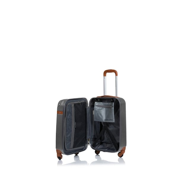 CHAMPS Vintage 29 in., 20 in. Black Hardside Luggage Set with Spinner  Wheels (2-Piece) S1016-BLACK - The Home Depot