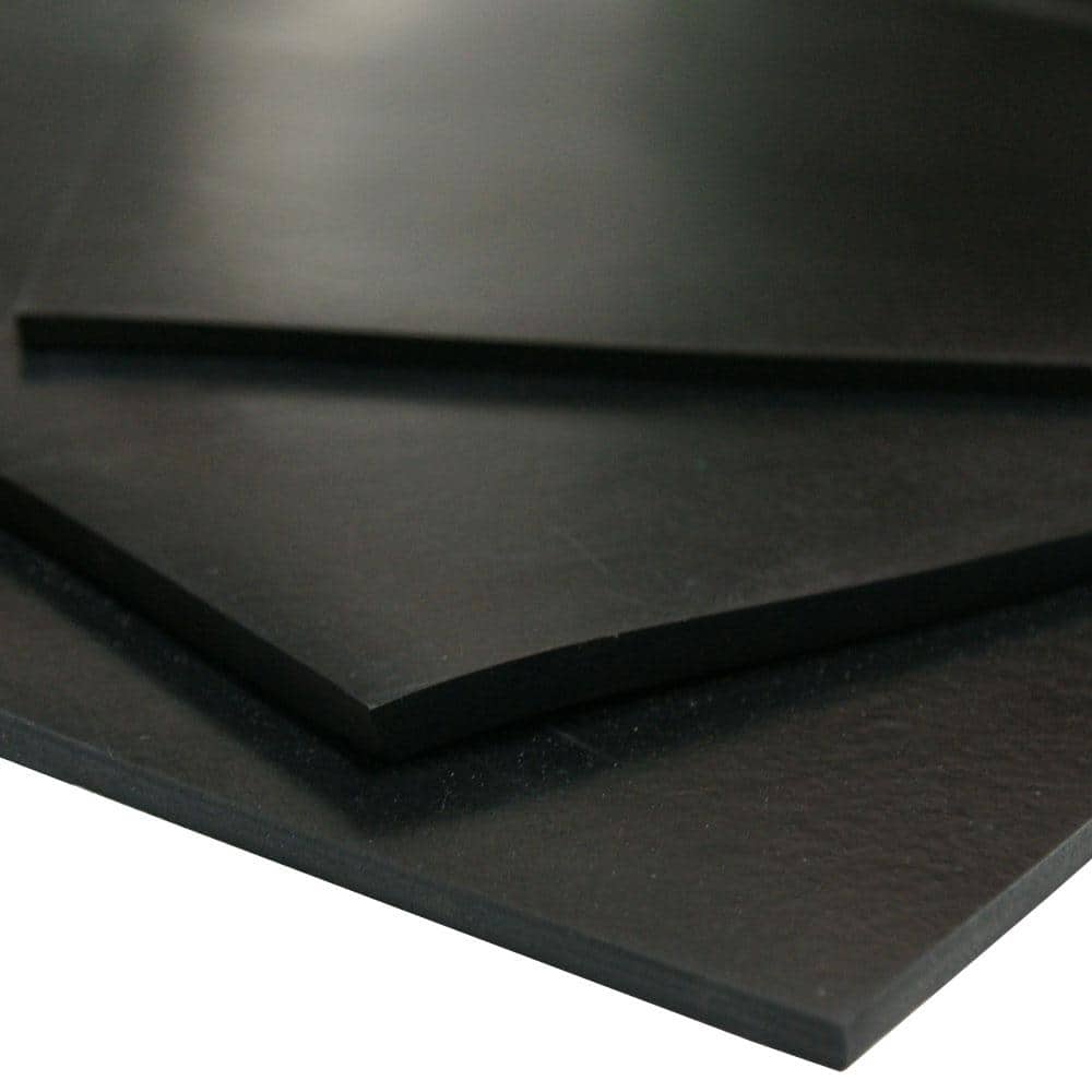 50A Durometer Neoprene Sheet 1 in. Thick x 2 in. Width x 36 in. Length Smooth Finish Black Rubber Sheet (0.5 sq. ft.) price history on PriceWatchPro