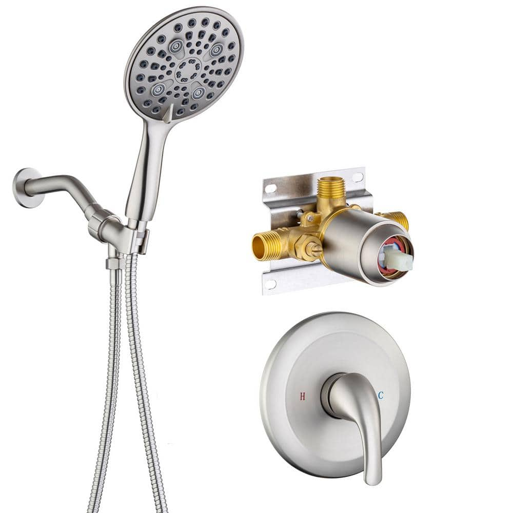 Reviews for RAINLEX Single-Handle 6-Spray Round High Pressure Shower ...