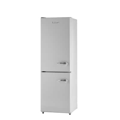 11 cu. ft. Retro Frost Free Bottom Freezer Refrigerator in White, ENERGY STAR (Left Hinge)